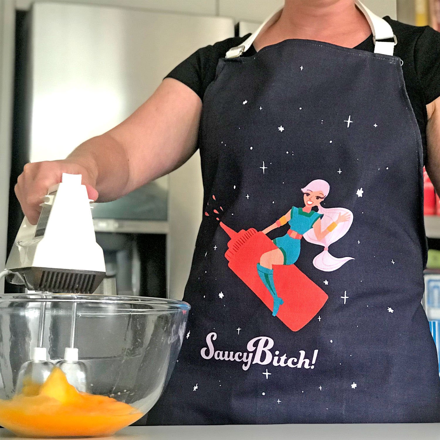 Double Trouble Inc - Funny Apron - Saucy Bitch