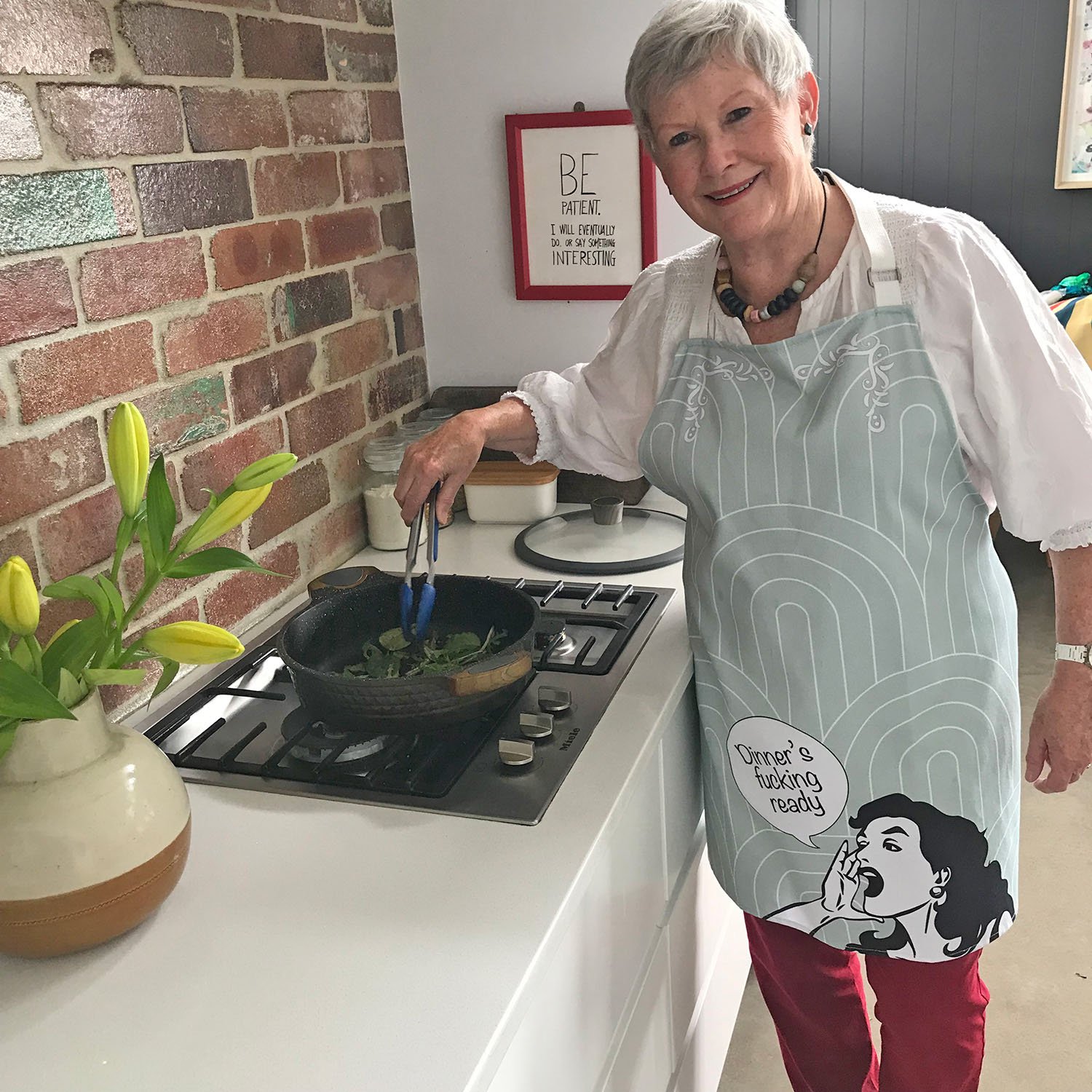 Funny kitchen apron