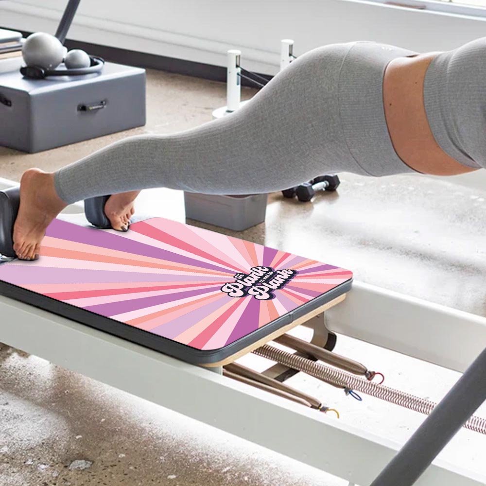 Pilates reformer mat pink